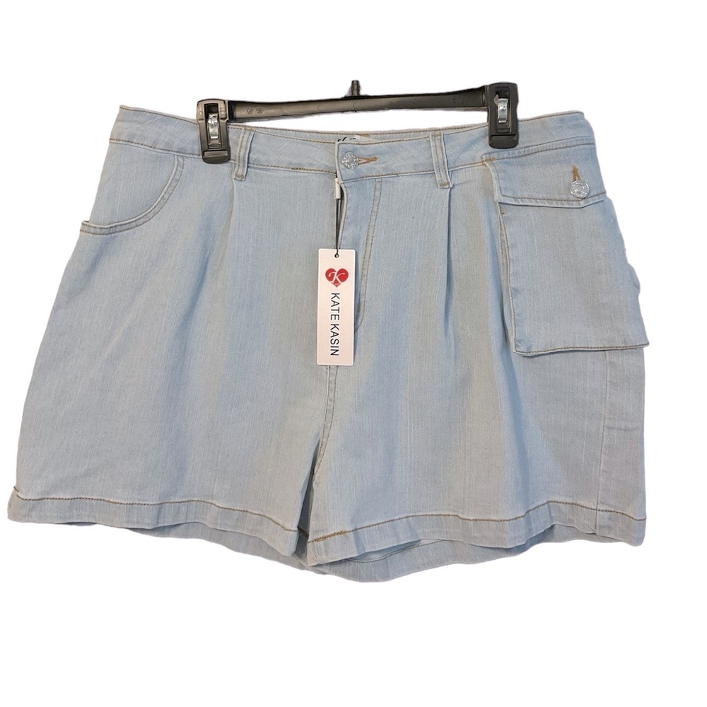 Kate Kasin Women’s Lt Denim Shorts